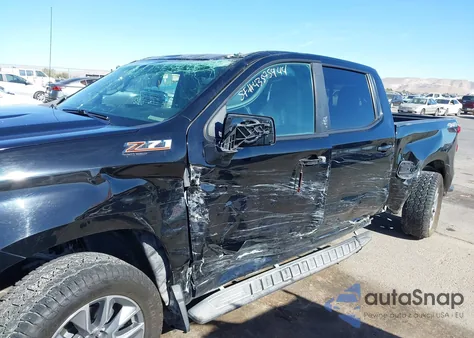 2022 Chevrolet Silverado 1500 Ltd 4Wd Short Bed Rst из США, поврежденный, VIN 1GCUYEEL8NZ139869